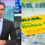 César Tralli / Cartão do Bolsa Família - Montagem TVFOCO