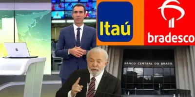 “Intervenção”: Tralli para o JH com nova lei urgente de Lula no Banco Central atingindo o Itáu, Bradesco e +