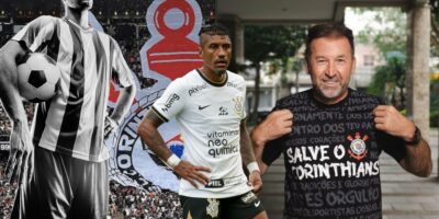 Corinthians com Paulinho e Augusto Melo - Foto Reprodução Internet