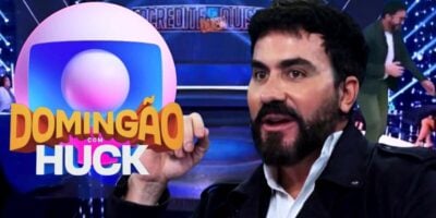 Padre Fábio de Melo abandonou o palco do Domingão com Huck, da Globo (Foto Reprodução/Montagem/Lennita/TV Foco/Globo/Canva)