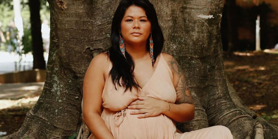 Eunice Baía gravida do seu terceiro filho (Foto: Reprodução - Instagram)