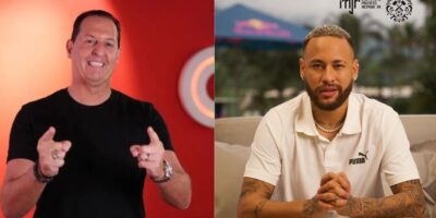 Benjamin Back e Neymar - Montagem Tv Foco