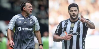 Gabriel Milito e Hulk no Atlético Mineiro (Reprodução - Internet)