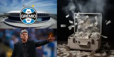 Maior contrato do Grêmio: Contratação da Europa por craque de R$ 100 milhões chega pra salvar Renato e Guerra