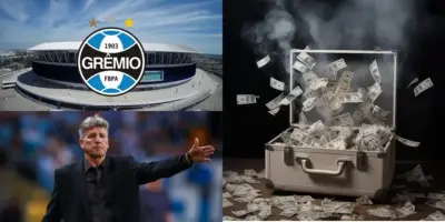 R$8mi, xodó de Abel e chapéu duplo no Atlético-MG: Renato estoura cofres por 3 reforços explosivos ao Grêmio