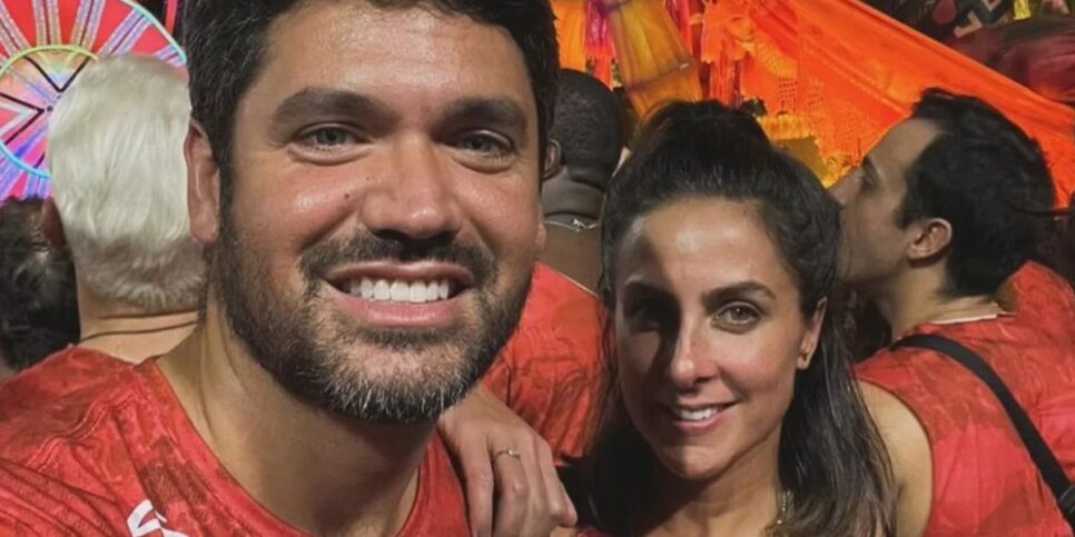 Carol Barcellos e Marcelo Courrege (Foto: Reprodução / Instagram) 