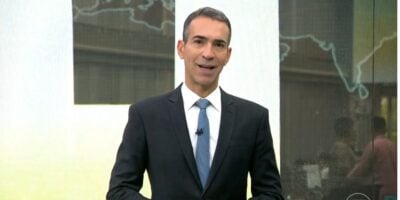 César Tralli no Jornal Hoje (Foto: Reprodução / Globo)