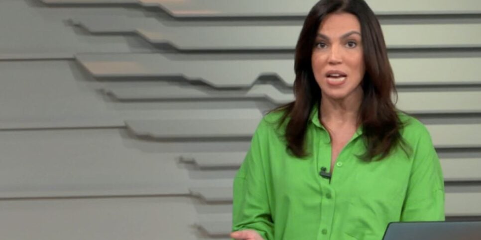 Ana Paula Araújo no Bom Dia Brasil (Foto: Reprodução / Globo)