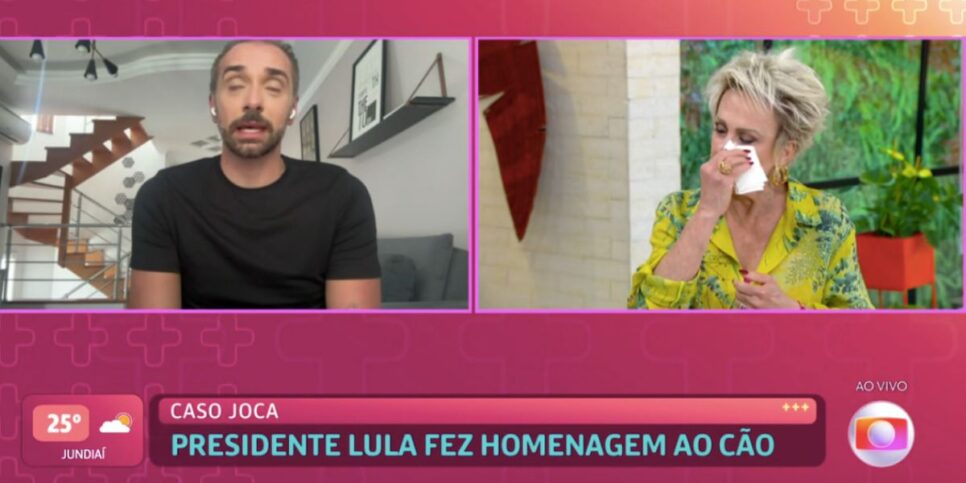 João Fantazzini e Ana Maria no Mais Você (Foto: Reprodução / Globo)