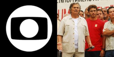 Logo da Globo / Elenco de A Favorita - Montagem TVFOCO