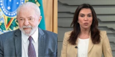 Lula e Ana Paula Araújo durante o Bom Dia Brasil (Fotos: Reproduções / Ricardo Stuckert/PR / Globo)