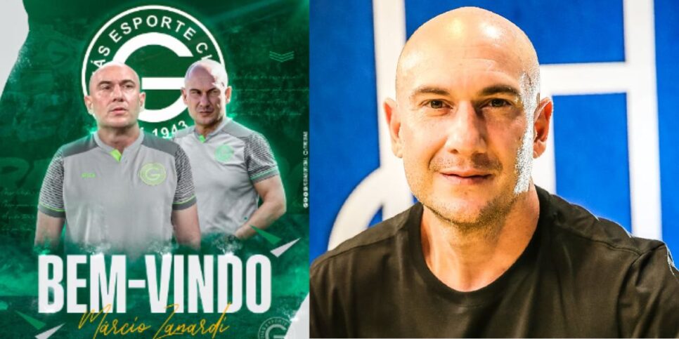 Márcio Zanardi, técnico do Goiás (Foto - Montagem TV Foco)
