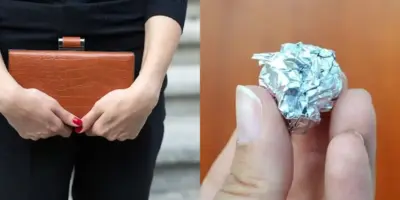 Bizarro: Mulheres colocam uma bola de papel alumínio dentro da bolsa por esse motivo