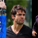 Neymar, Kaká e Gusttavo Lima - Foto: Montagem