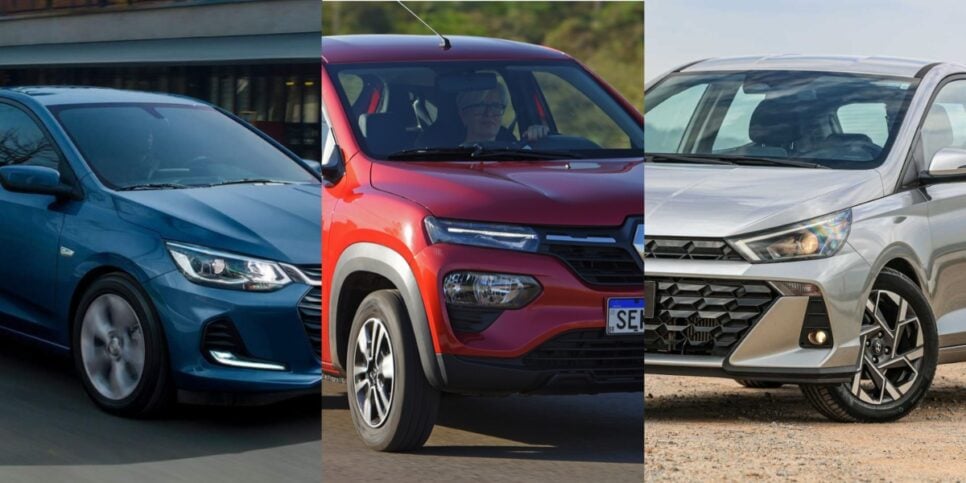 Onix, Kwid e HB20 são 3 queridinhos dos mercados - Foto: Internet