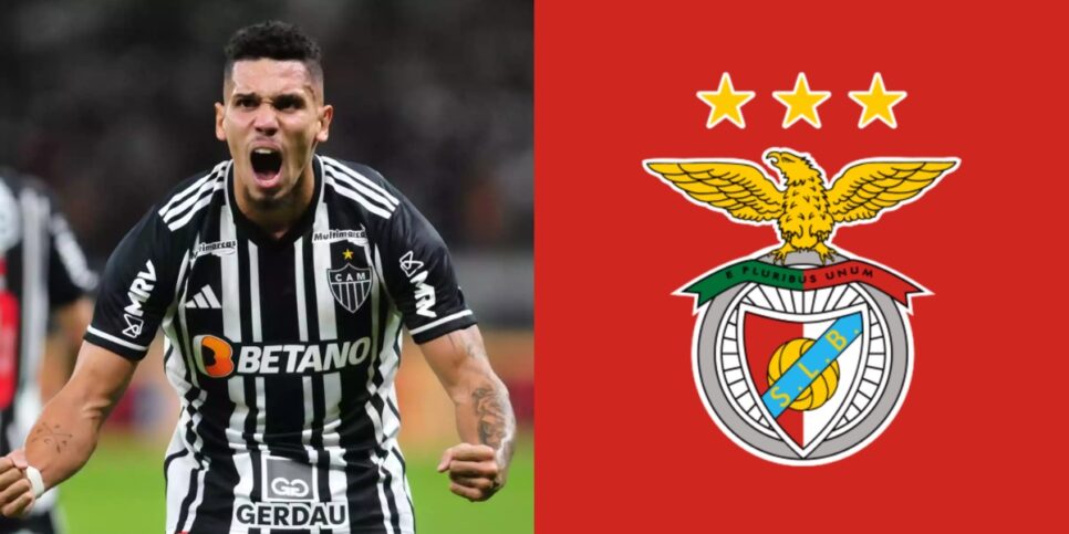 Paulinho pode defender as cores do Benfica - Foto: Montagem