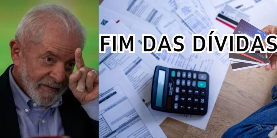 Presidente Lula / Dívidas - Montagem TVFOCO