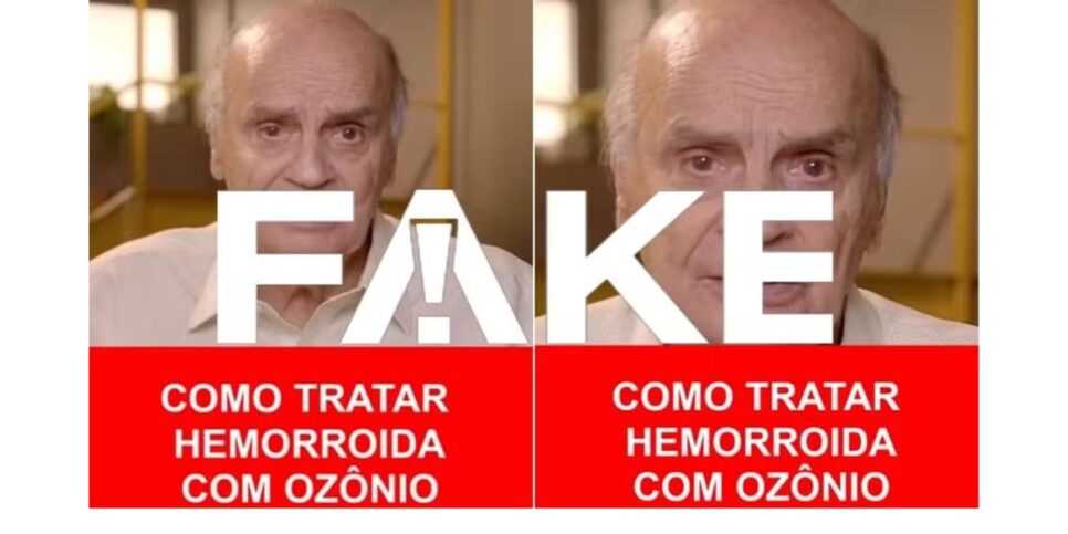 Propaganda falsa envolvendo Dráuzio Varella (Foto: Reprodução / Redes Sociais) 