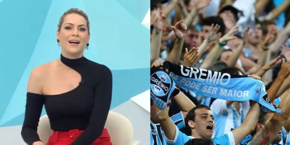 Renata Fan / Torcida do Grêmio - Montagem TVFOCO