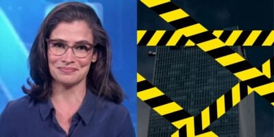 Renata Vasconcellos e Falência de Evergrande (Reprodução - Internet)