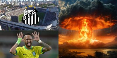 Santos fica desesperado com nova contratação de Neymar que tem três bombas - Montagem Tv Foco