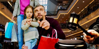 Nova lei atinge em cheio pais e mães que frequentam shoppings (Foto Reprodução/Montagem/Lennita/Tv Foco/Canva)