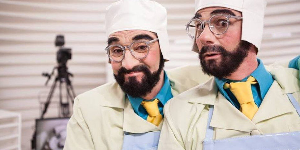 Tíbio e Perônio, do 'Castelo Rá-Tim-Bum' (Foto: Reprodução - Raoni Maddalena / Divulgação TV Cultura)