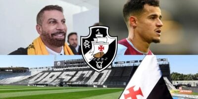 Pedrinho, Coutinho e Vasco - Montagem Tv Foco