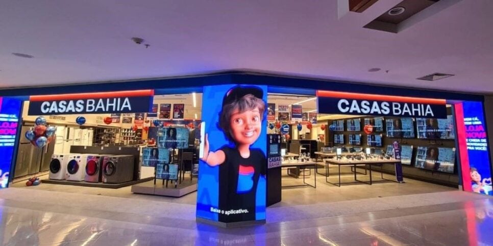 Casas Bahia fechou cerca de 100 lojas em 2023 (Reprodução: Internet)