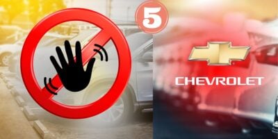 Adeus de 5 carros e logo da Chevrolet (Foto: Reprodução / Canva)