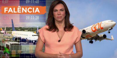 Reportagem sobre a operadora de turismo britânica Thomas Cook exibida no Bom Dia Brasil (Foto: Reprodução / Globo)