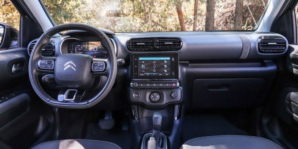 Parte interna do C4 Cactus (Reprodução: Citroën)