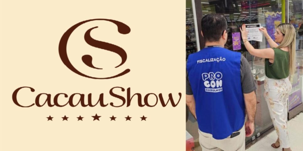 Procon interditou loja da Cacau Show (Foto: Reprodução/ Internet)