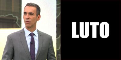 César Tralli se comoveu com notícia da morte de criança (Foto: Reprodução / TV Globo)