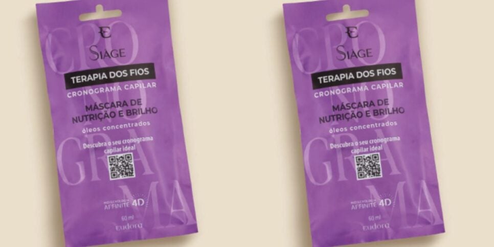 Máscara De Hidratação Siàge Terapia dos Fios Cronograma Capilar 60ml (Reprodução: Eudora)
