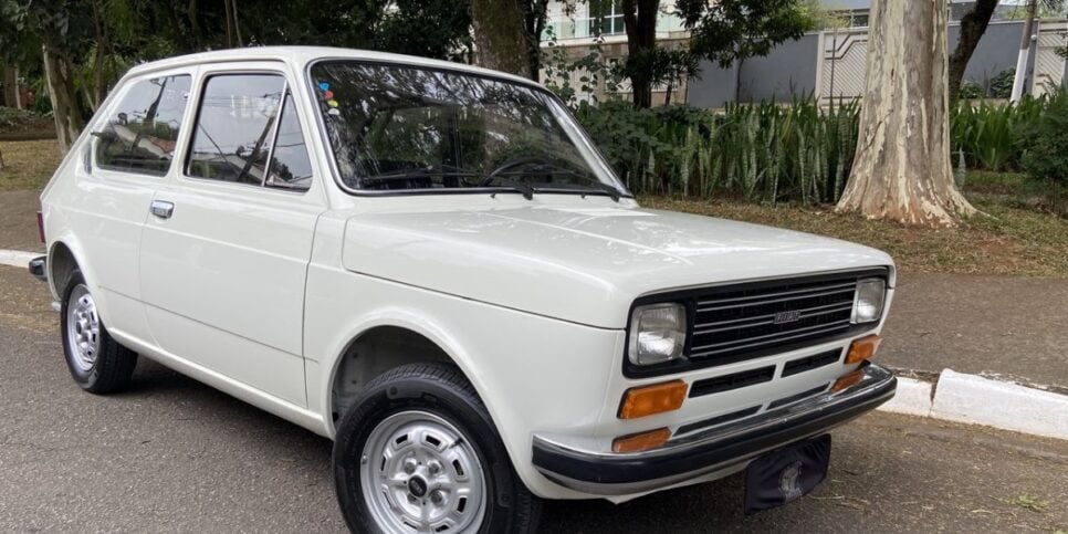 Fiat 147 movido 100% a álcool na década de 1980 (Reprodução: Internet)