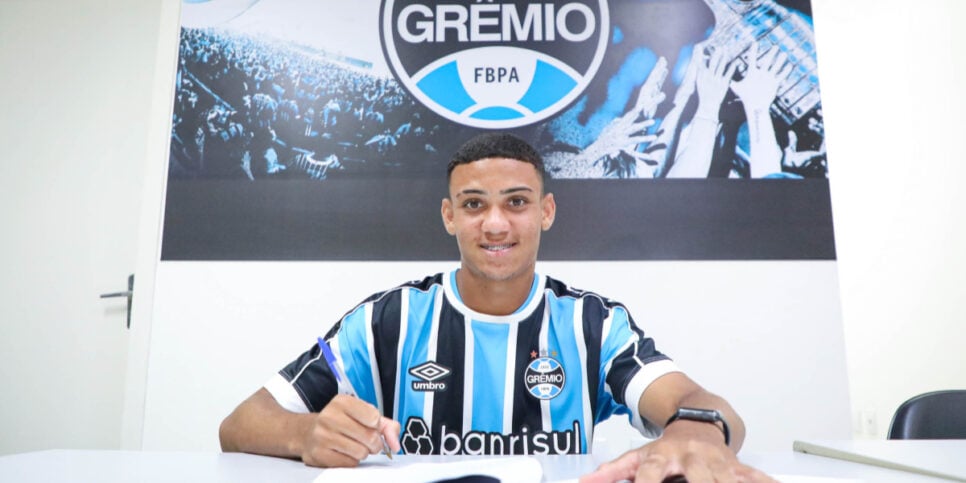 Gustavo Nunes do Grêmio, está na mira da Europa (Foto: Divulgação)