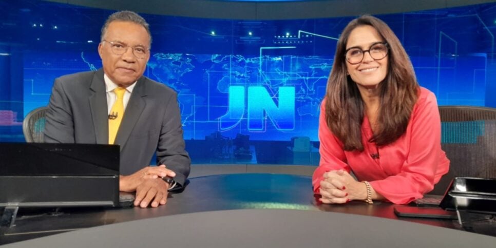 Heraldo Pereira e Luiza Guimarães - Foto: Globo