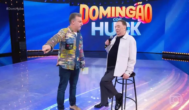 Luciano Huck e Raul Gil (Foto: Reprodução / Globo)