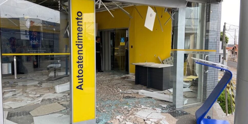 O Banco do Brasil revelou que ainda não sabe quando abrirá novamente essa unidade (Reprodução/Foto: Wesley Justino/ EPTV)