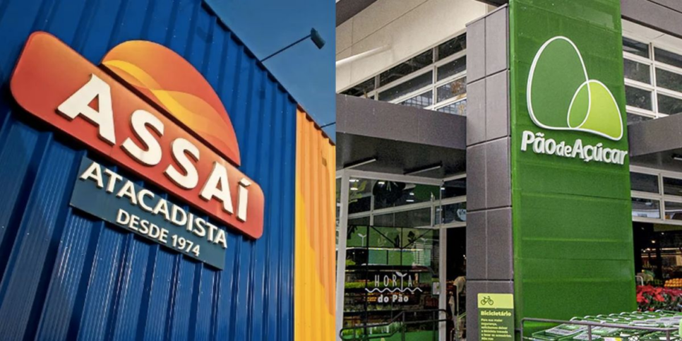 Prédios do Assaí e Pão de Açucar - foto: TV Foco