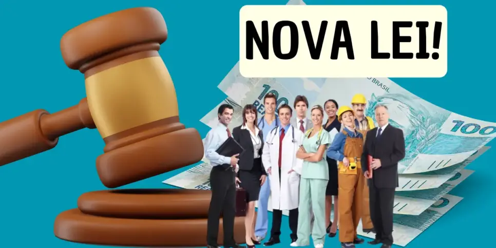 Nova lei e trabalhadores em festa - foto: TV Foco Nova lei e trabalhadores em festa - foto: TV Foco