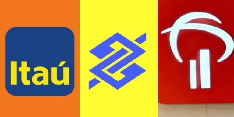 Itaú, Bradesco e Banco do Brasil - montagem: TV Foco