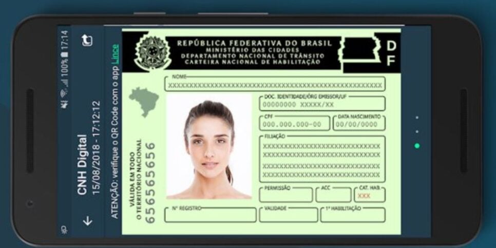 CNH digital pode substituir a física (Reprodução: Internet)
