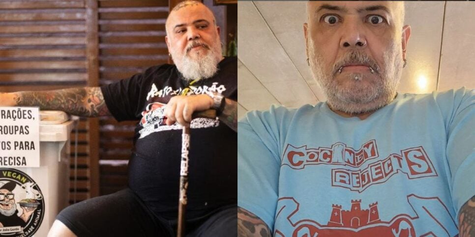 Ele engordou alguns quilos na pandemia e emagreceu 45kg no último ano (Reprodução: Instagram)
