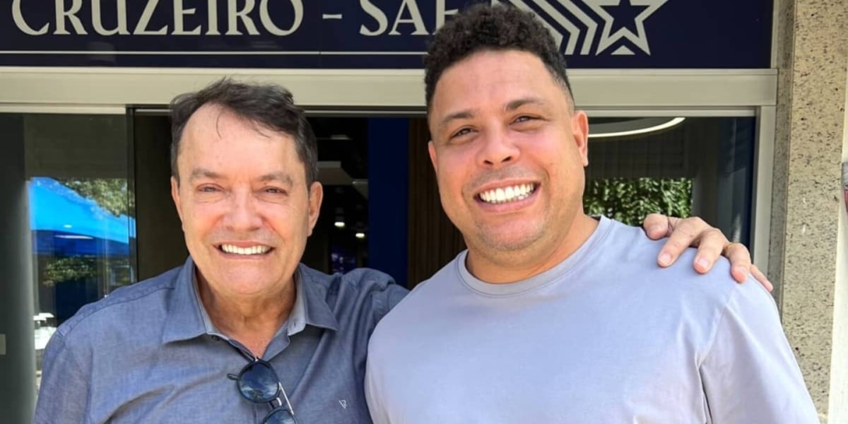 Ronaldo e o novo dono do Cruzeiro, Pedrinho BH- (Foto: Reprodução / Internet)