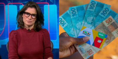 Renata Vasconcellos fala sobre o Bolsa Família no Jornal Nacional (Foto: Divulgação)