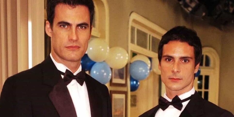 Ele e Sérgio Abreu viveram um casal homossexual na trama (Reprodução: Globo)