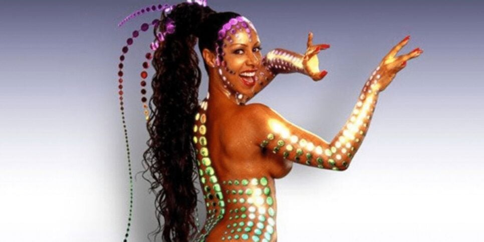 Valéria Valenssa foi a que consolidou o nome Globeleza no carnaval (Reprodução: Globo)