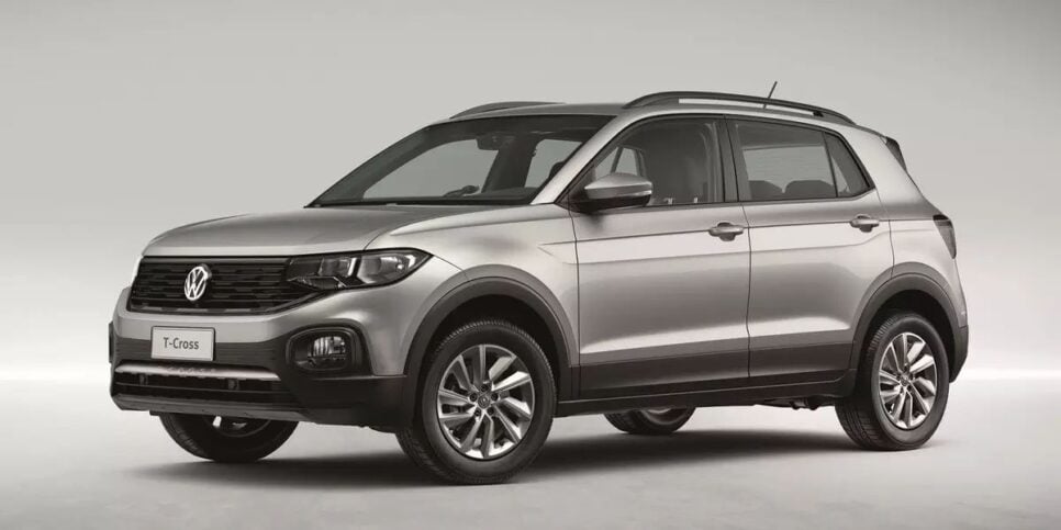 Volkswagen T-Cross está apenas na terceira colocação (Reprodução/Foto: Volkswagen/Divulgação)